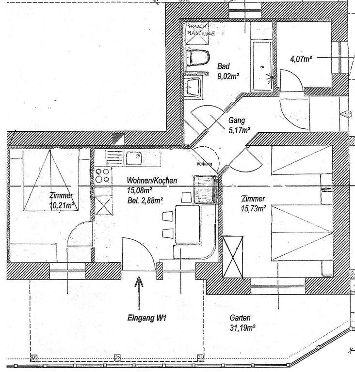 קמפו טורס Appartements Sonngarten מראה חיצוני תמונה